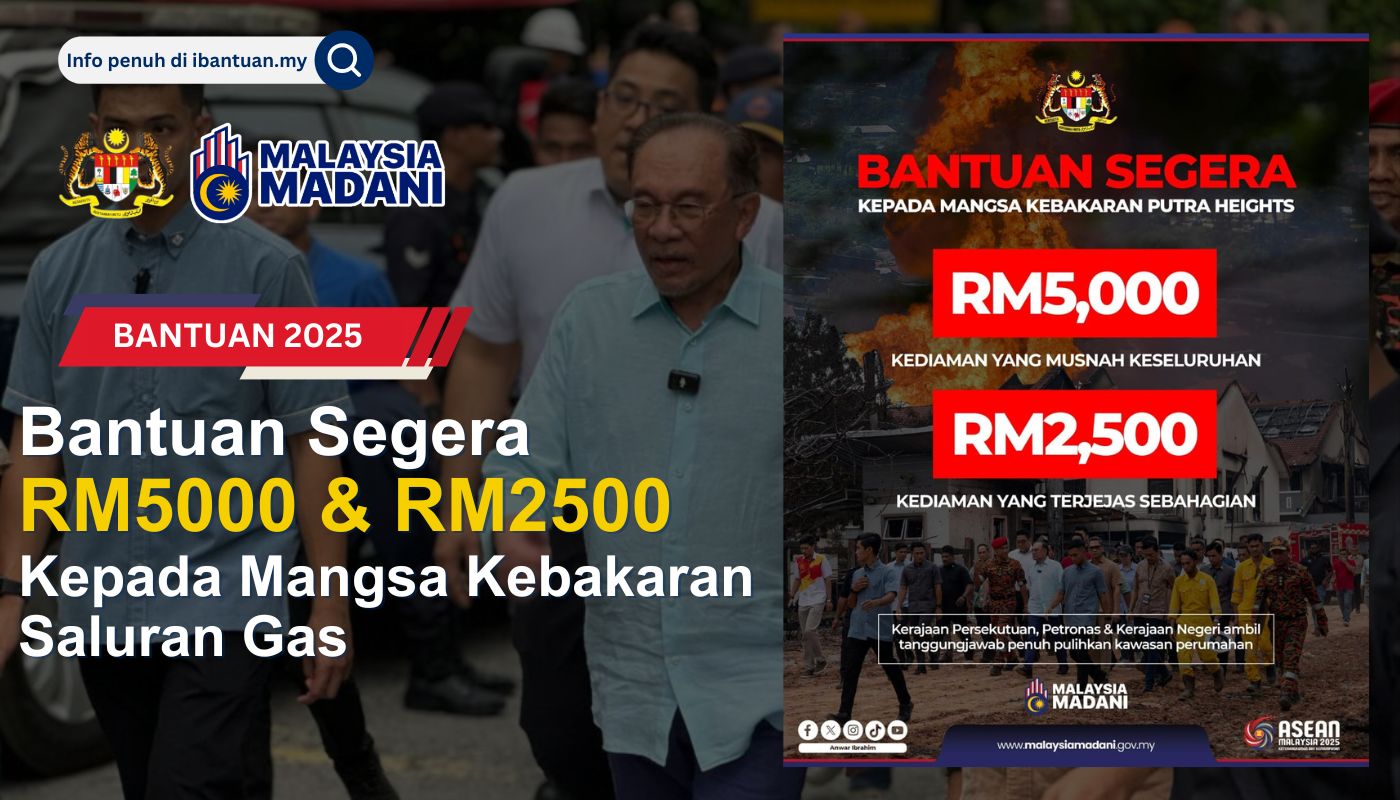 Bantuan RM5000 dan RM2500 Kepada Mangsa Kebakaran