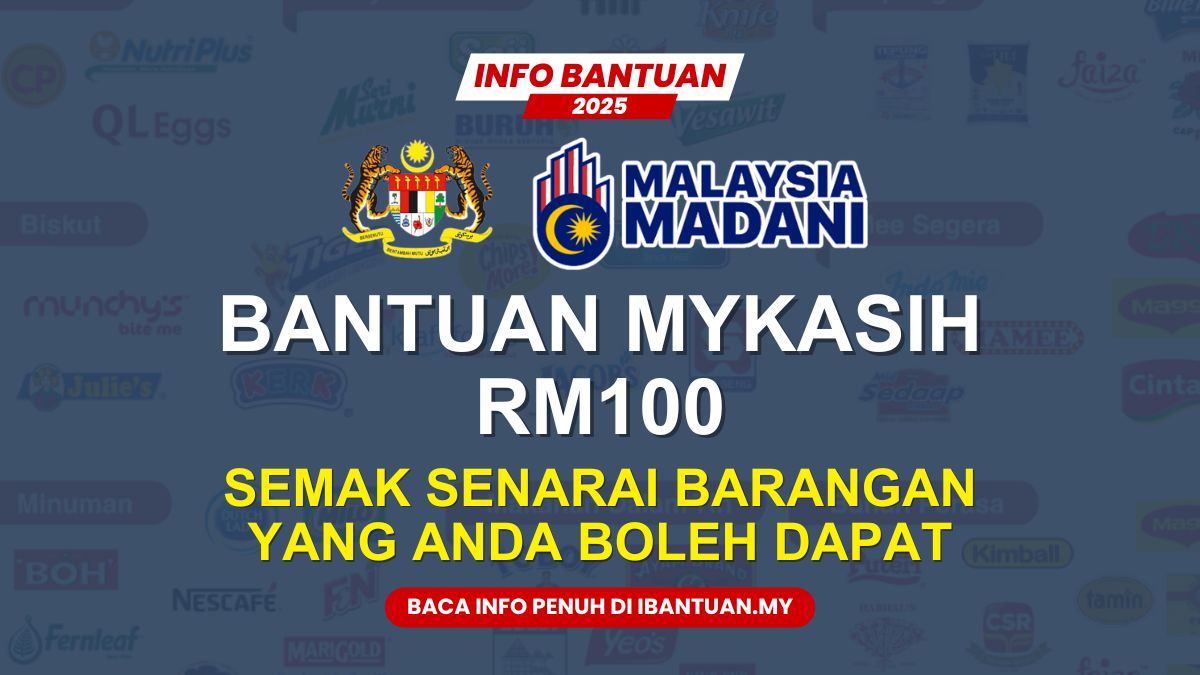 BANTUAN MYKASIH RM100