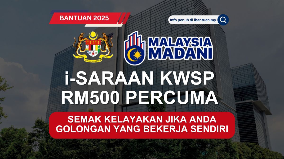 RM500 PERCUMA MELALUI i-SARAAN KWSP
