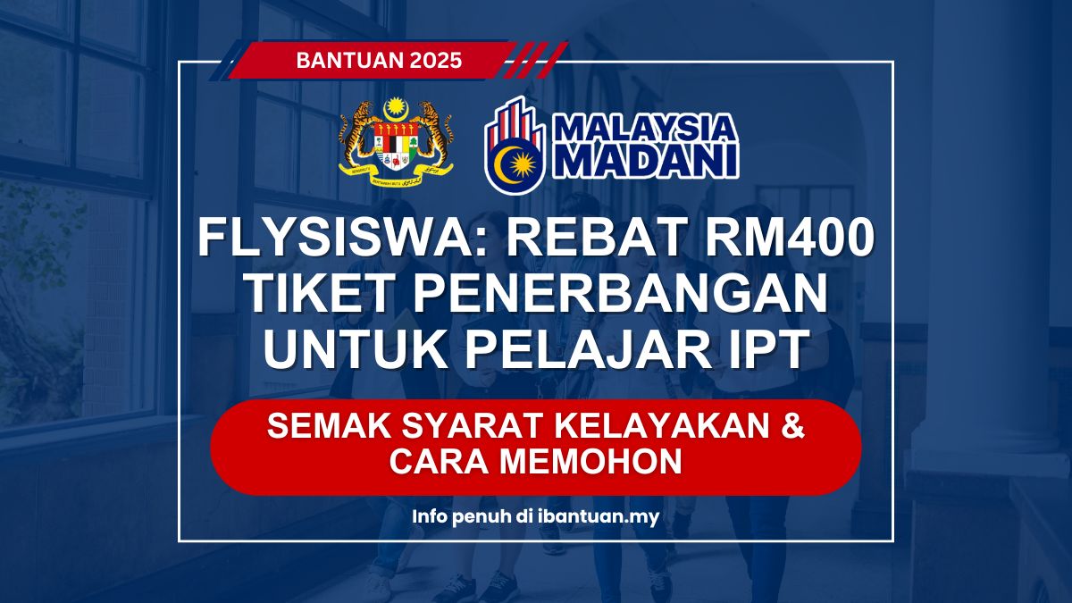 REBAT RM400 TIKET PENERBANGAN