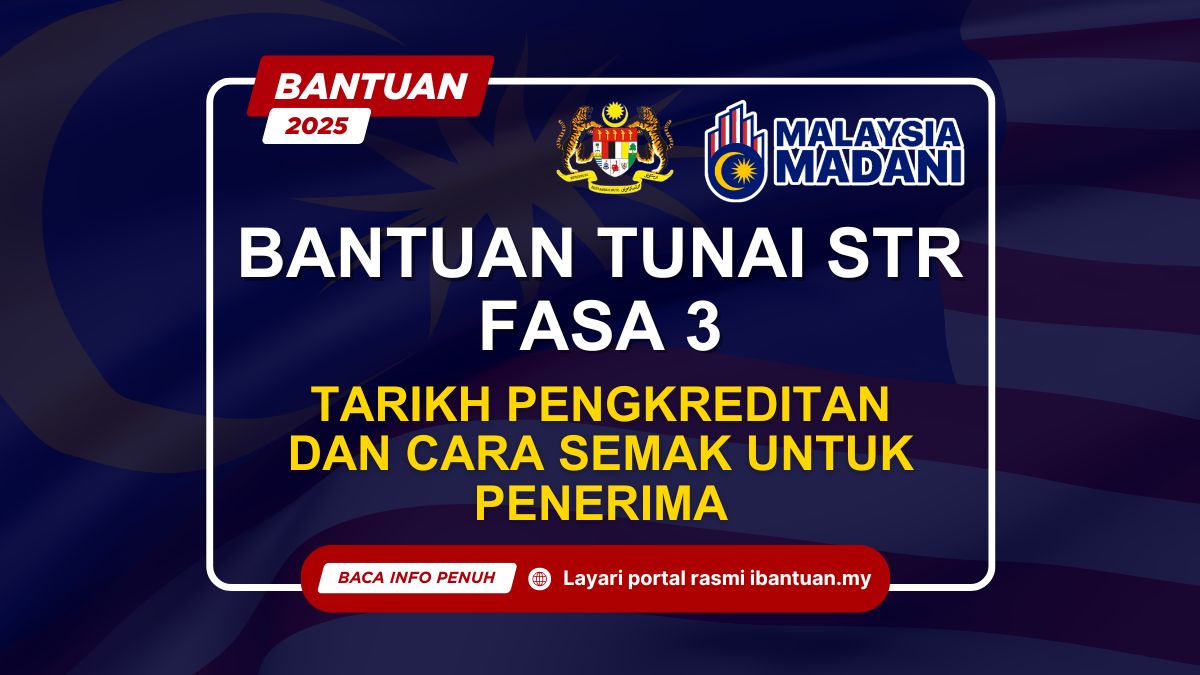 BANTUAN TUNAI STR FASA 3