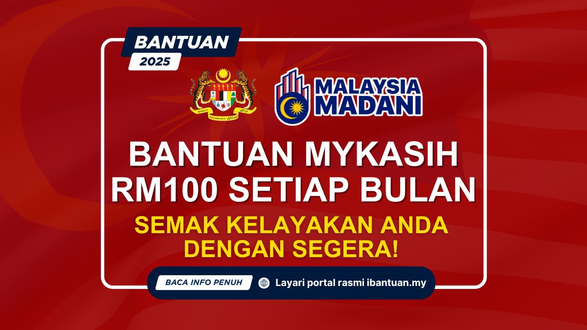 BANTUAN MYKASIH RM100