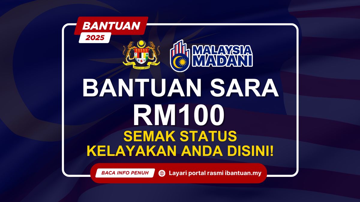 BANTUAN SARA RM100 2025