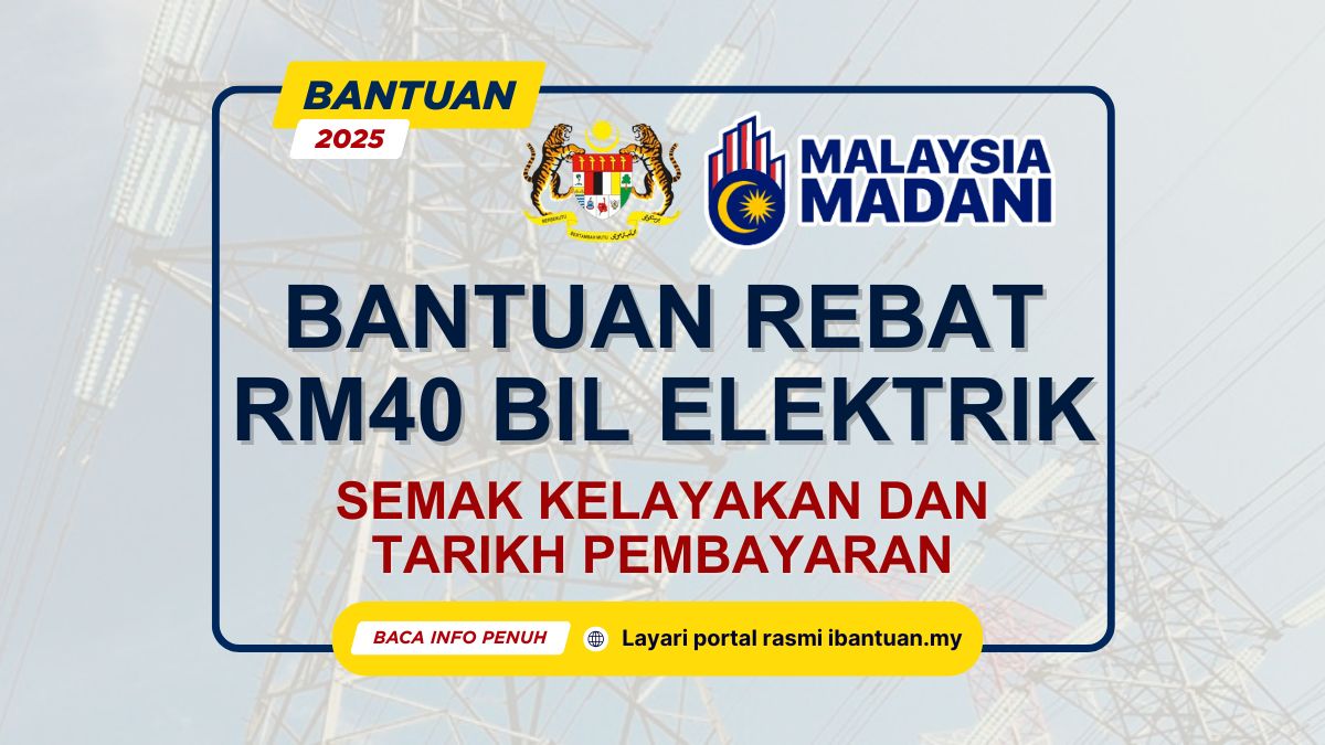 BANTUAN REBAT RM40 UNTUK BIL ELEKTRIK