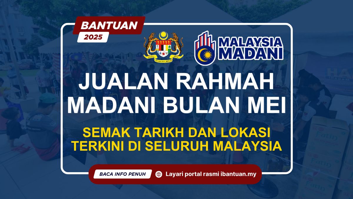 JUALAN RAHMAH MADANI BULAN MEI 2025