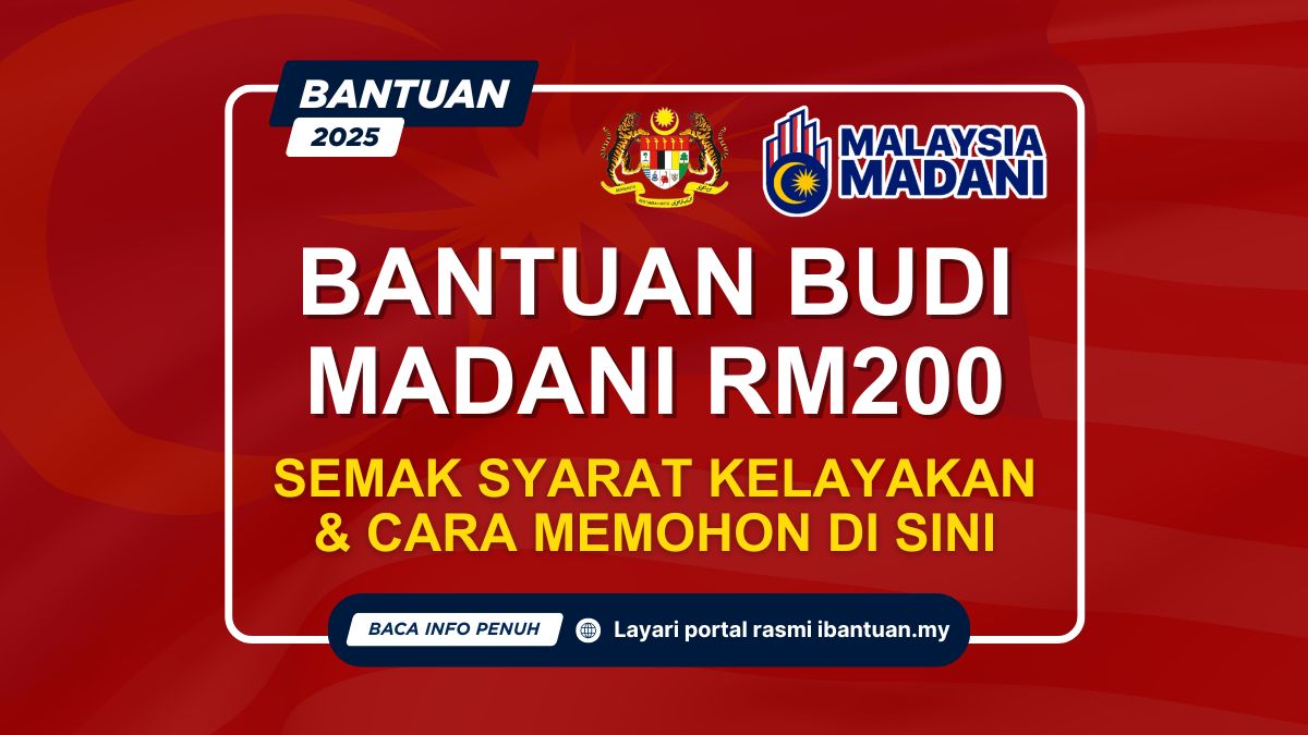 BANTUAN BUDI MADANI RM200