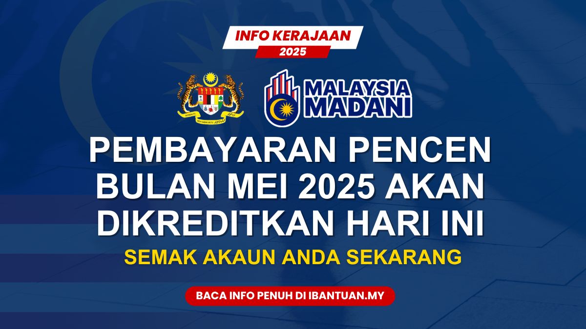 PEMBAYARAN PENCEN BULAN MEI 2025