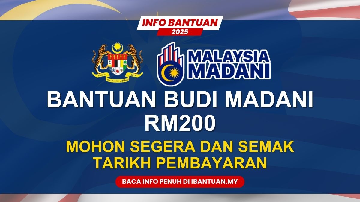 BANTUAN BUDI MADANI RM200