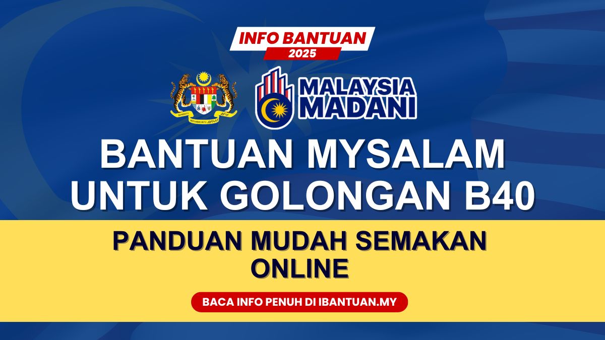 SEMAKAN ONLINE BANTUAN MYSALAM 2025
