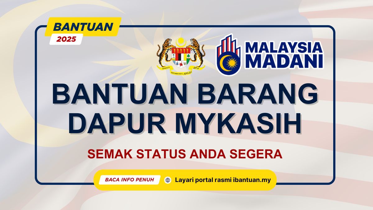 BANTUAN BARANG DAPUR MYKASIH