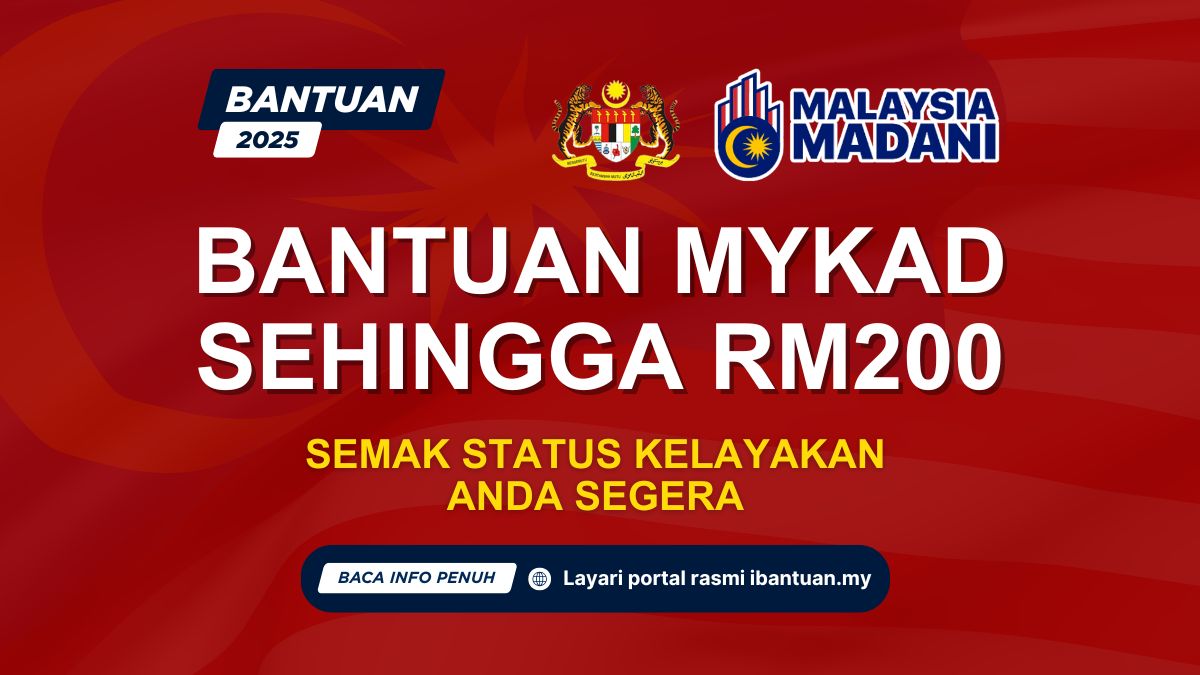 BANTUAN MYKAD SEHINGGA RM200