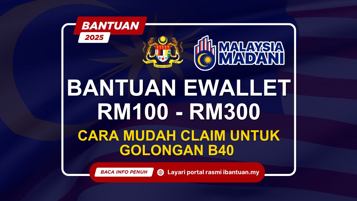 CLAIM BANTUAN SEHINGGA RM300