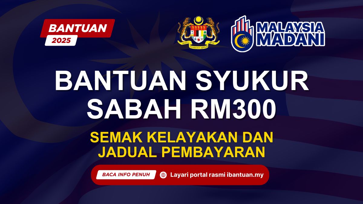 RM300 BANTUAN SYUKUR SABAH