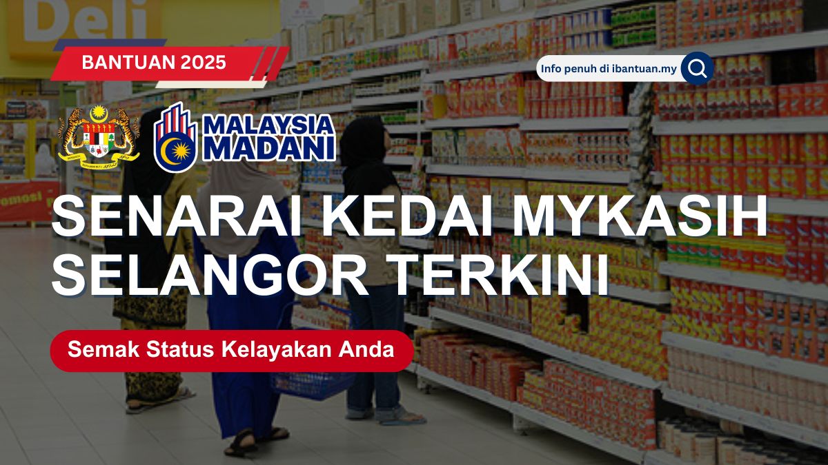 SENARAI KEDAI MYKASIH SELANGOR