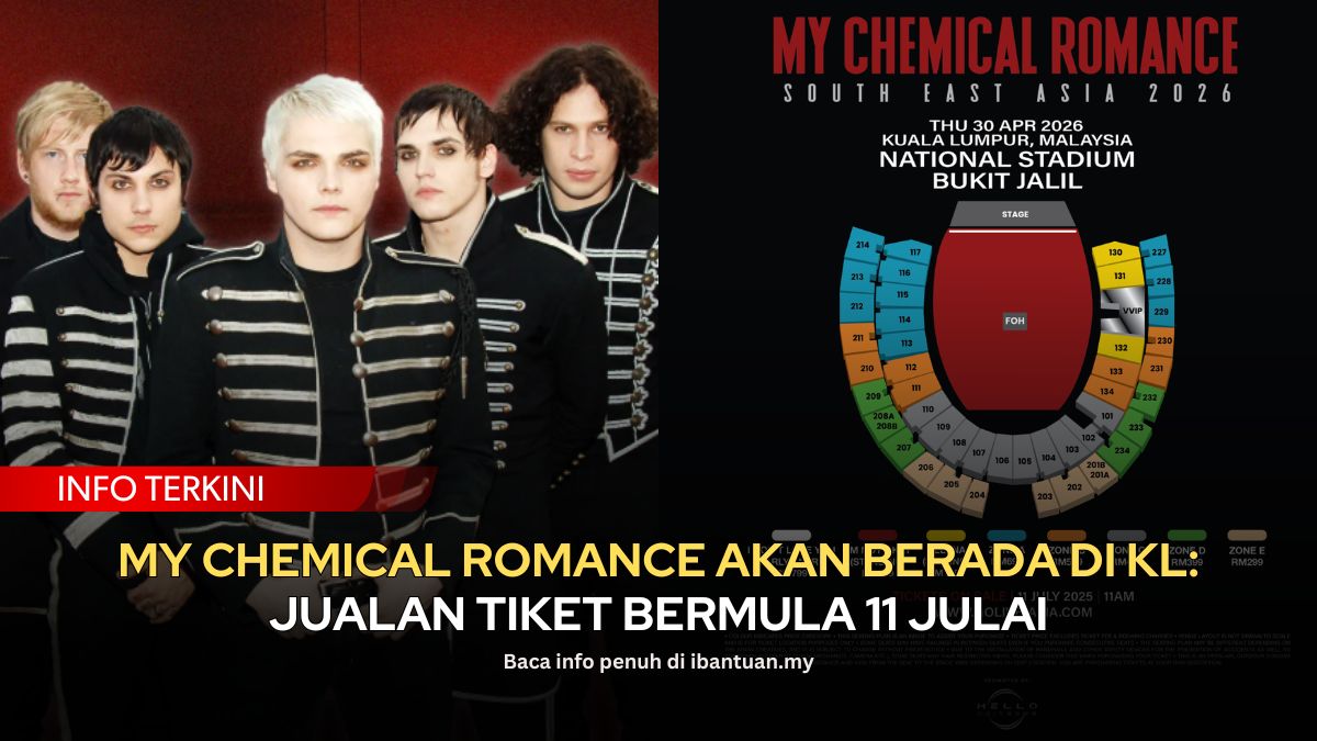 MY CHEMICAL ROMANCE AKAN BERADA DI KL