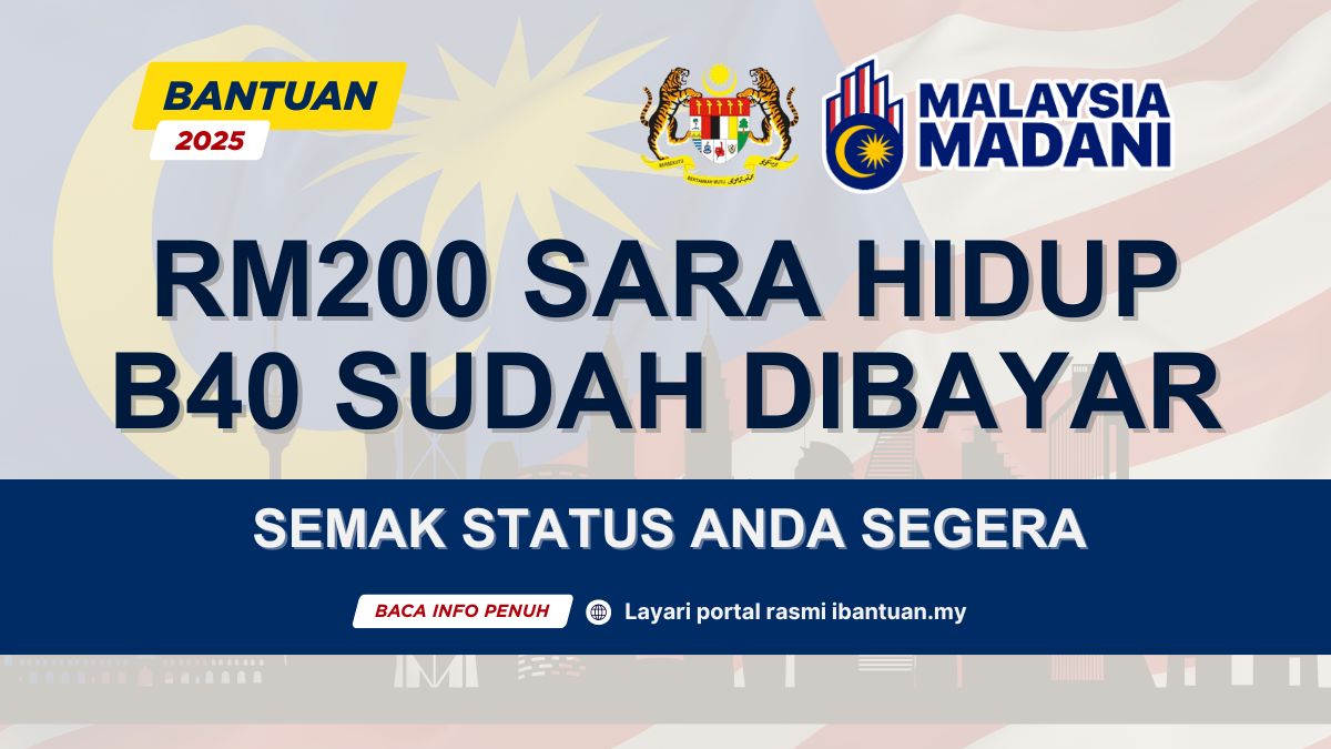 BANTUAN RM200 SARA HIDUP