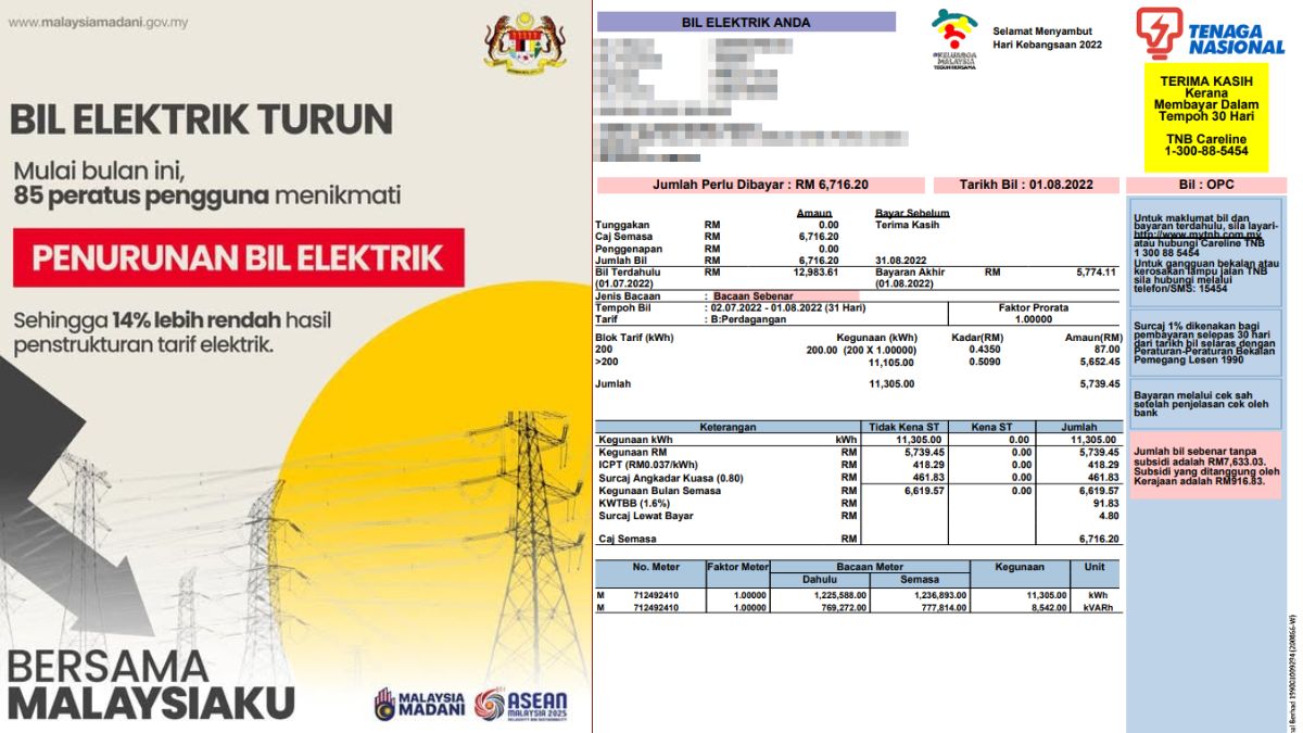 DISKAUN BIL ELEKTRIK SEHINGGA 14 PERATUS