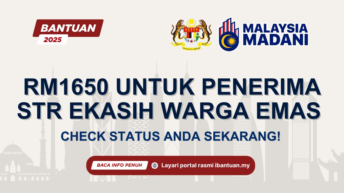 RM1650 UNTUK PENERIMA STR EKASIH