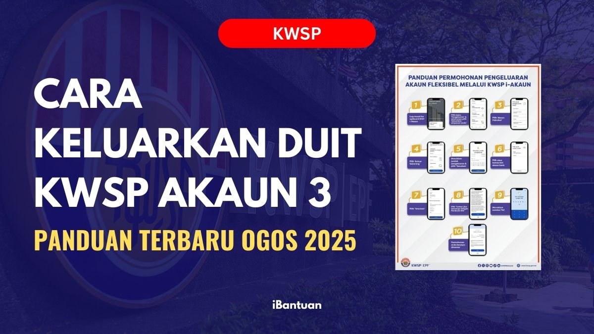 CARA KELUARKAN DUIT KWSP AKAUN 3 
