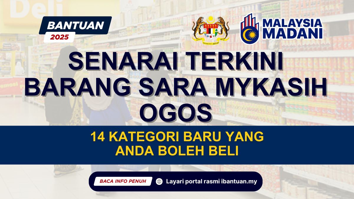 SENARAI TERKINI BARANG SARA MYKASIH OGOS