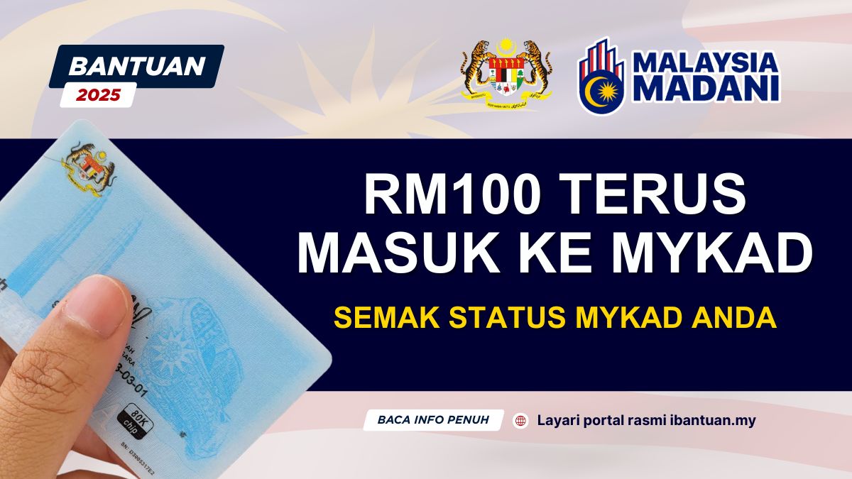 LAYAK TERIMA RM100 SETIAP BULAN