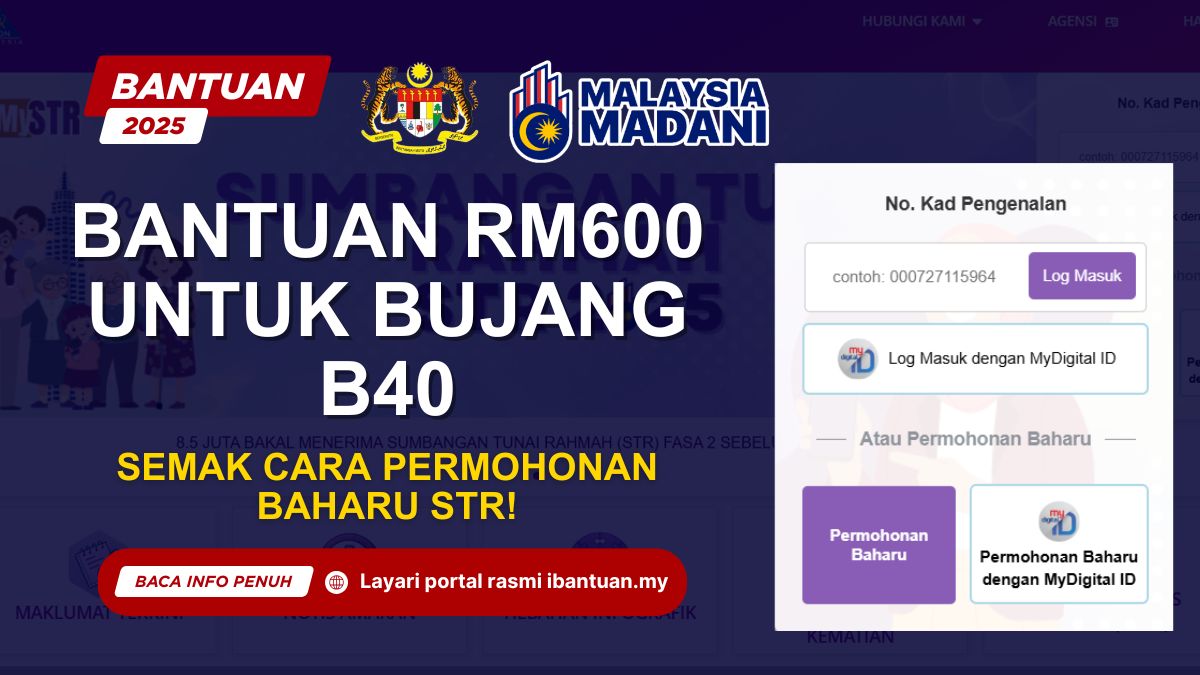 CARA PERMOHONAN BAHARU STR