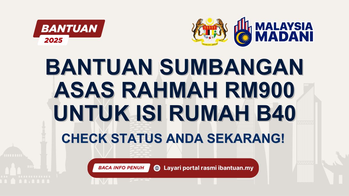 RM900 UNTUK ISI RUMAH B40