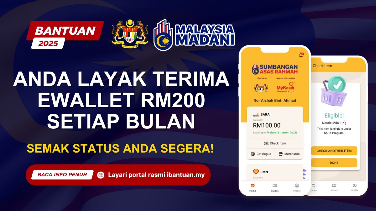 EWALLET RM200 SETIAP BULAN