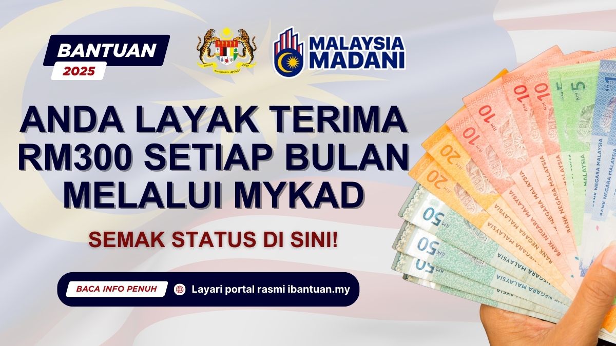 RM300 SETIAP BULAN MELALUI MYKAD