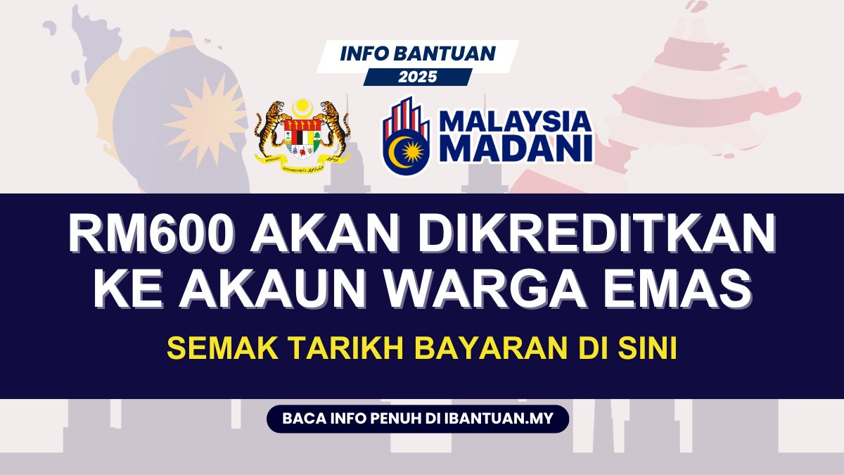 RM600 AKAN DIKREDITKAN TERUS KE AKAUN