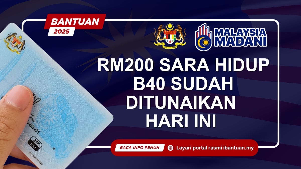 RM200 SARA HIDUP B40