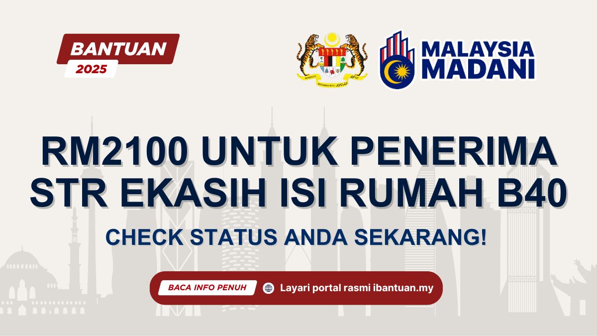 RM2100 TERUS MASUK KE MYKAD