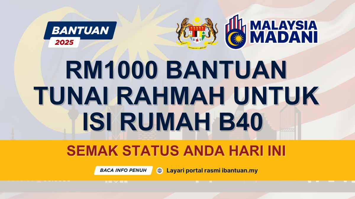 RM1000 BANTUAN TUNAI RAHMAH