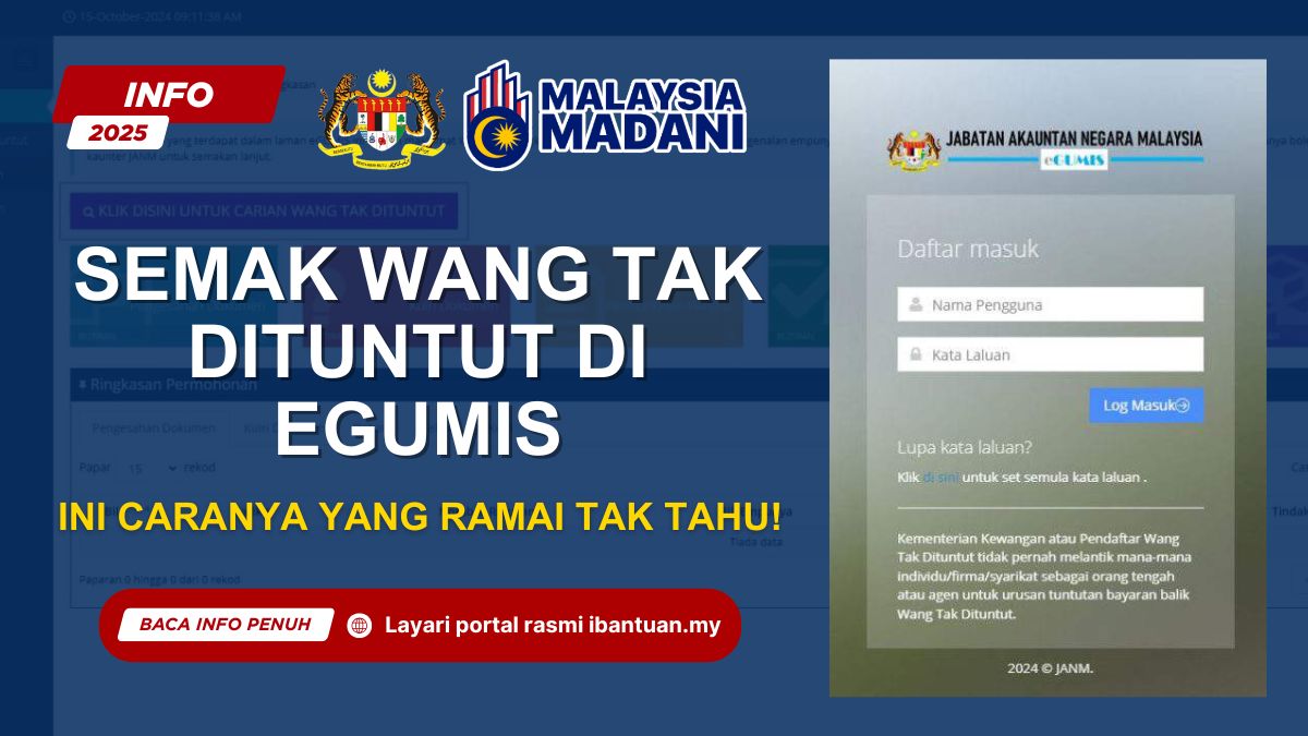 WANG TAK DITUNTUT DI EGUMIS