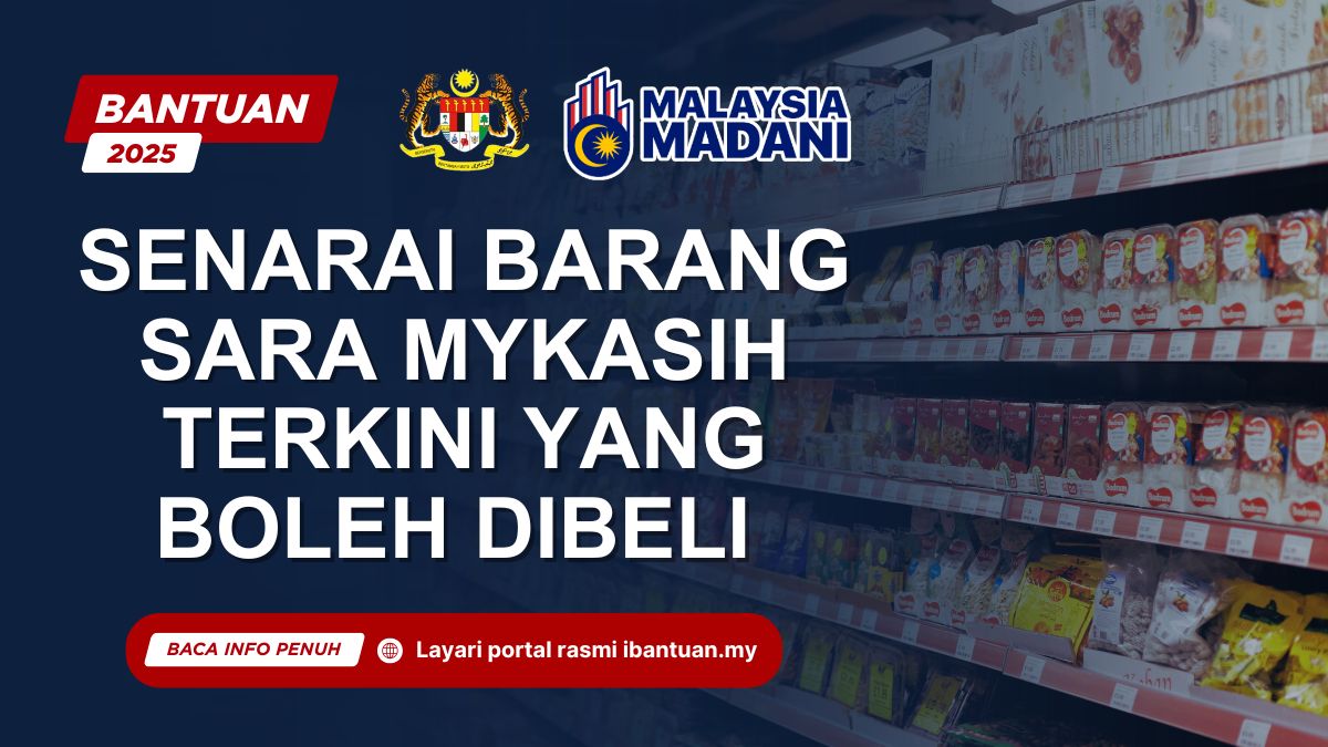 SENARAI BARANG SARA MYKASIH TERKINI