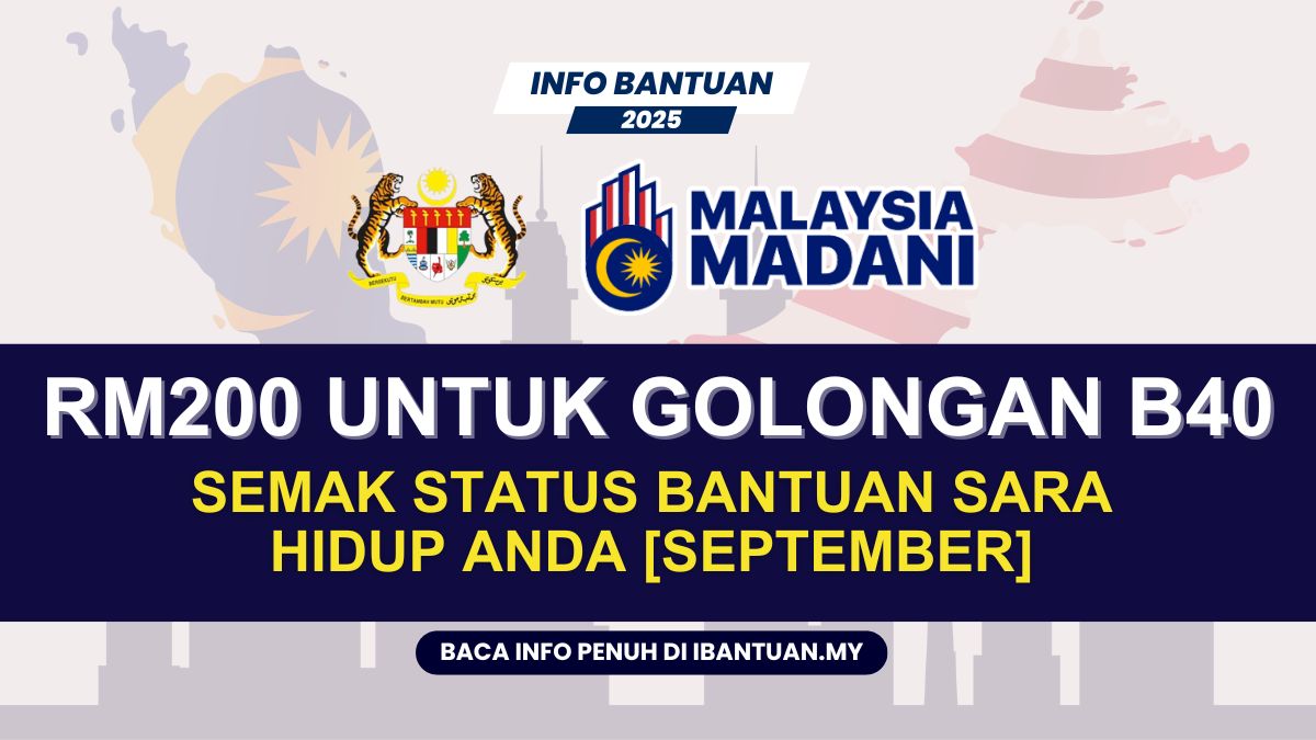BANTUAN SARA HIDUP ANDA [SEPTEMBER]