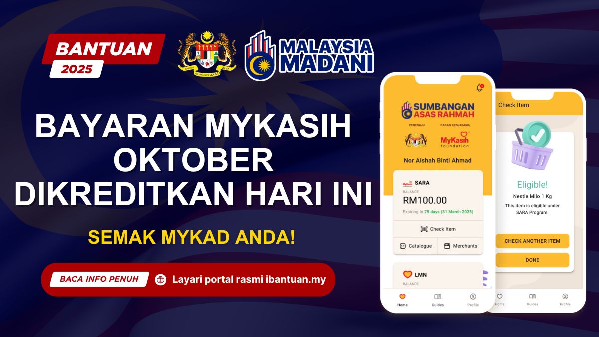 BAYARAN MYKASIH OKTOBER