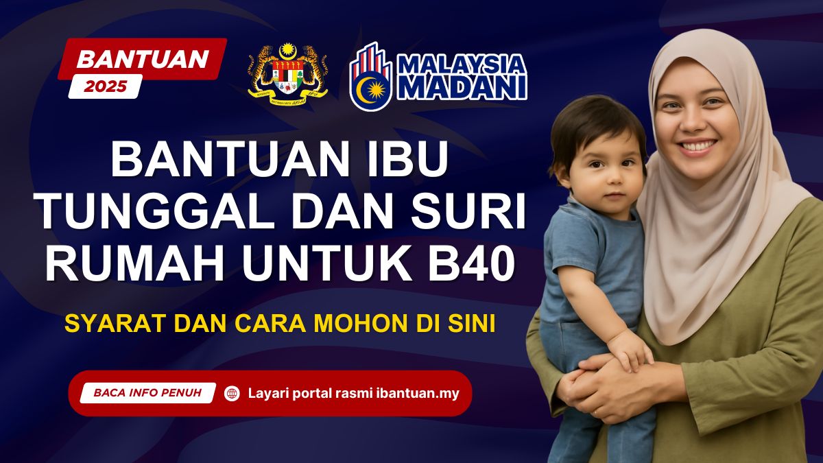 BANTUAN IBU TUNGGAL DAN SURI RUMAH