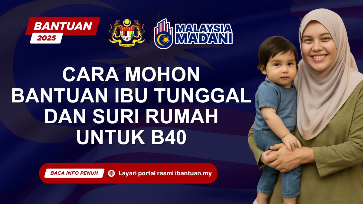 BANTUAN IBU TUNGGAL DAN SURI RUMAH