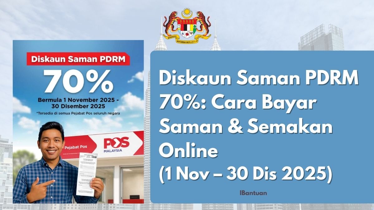 Diskaun Saman PDRM 70%: Cara Bayar Saman & Semakan Online